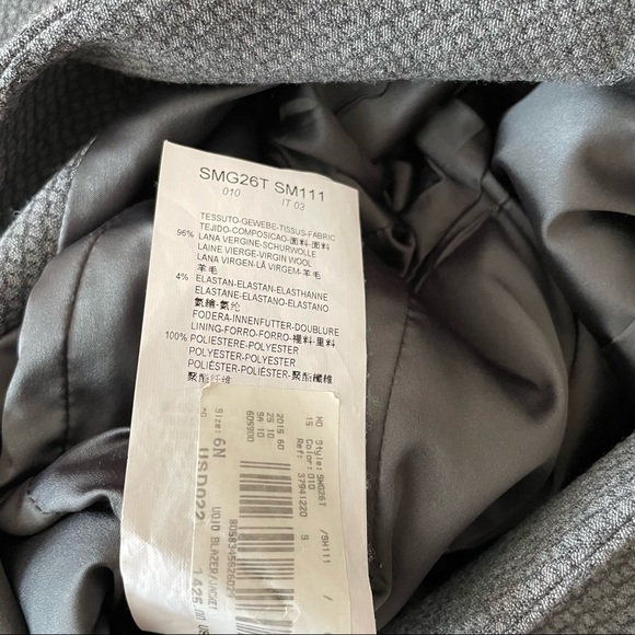 Armani Collezioni grey tweed wool dress pants size 2 - Picture 13 of 14